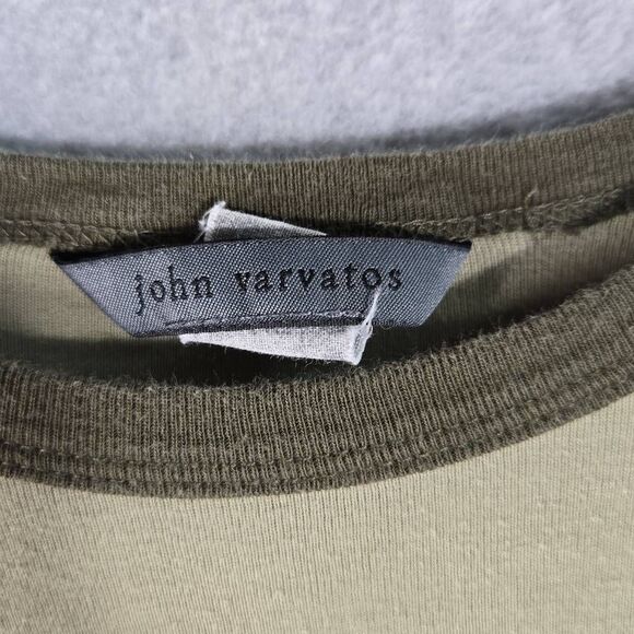 John Varvatos Sweatshirt XL Green Crewneck Soft - Picture 4 of 10